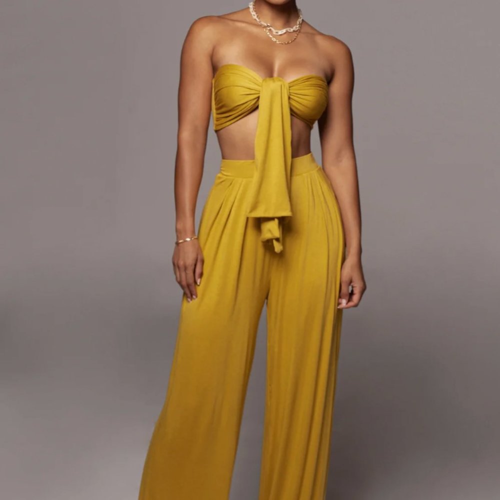 YELLOW TORY TWO PIECE SET